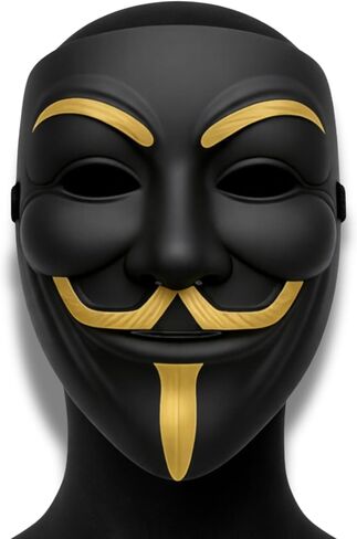 أقنعة أزياء مستوحاة من قناع الهاكر المجهول عالي الجودة وV for Vendetta in Kuwait