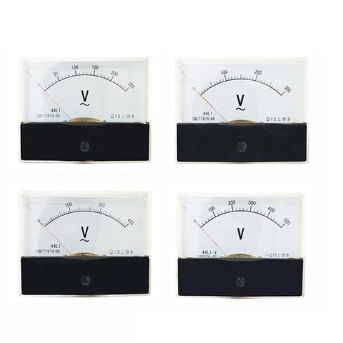 1 قطعة 44L1-V التيار المتناوب الفولتميتر Ac10V15V 20 فولت 30 فولت 50 فولت 100 فولت 150 فولت 250 فولت 300 فولت 450 فولت 500 فولت 600 فولت 750 فولت مؤشر الفولتميتر 80*100 مللي متر لقياس واحد (التيار المتناوب 15 فولت) in Kuwait
