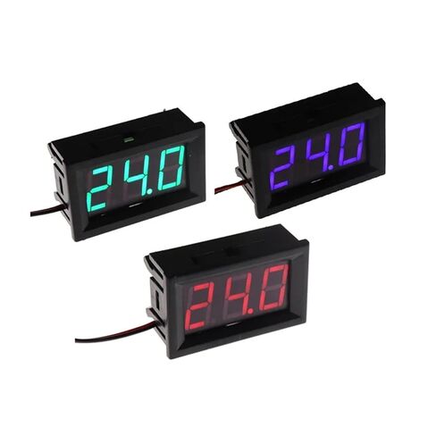 1 قطعة 0-100 فولت 0.56 الفولتميتر الرقمي الجهد متر الأحمر/الأزرق/الأخضر LED عرض جهاز قياس الجهد الكهربائي مؤشر الجهد (الأخضر DC4.5V-120V) in Kuwait