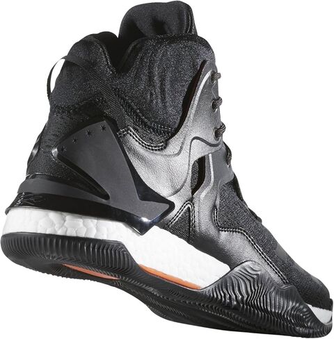 adidas D Rose 7 Primeknit Shoe - Men's Basketball 13 Core Black/Orange in Saudi Arabia