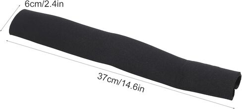 غطاء حزام لوحة خلفية للغوص 5 مم، أغطية حزام وزن لوحة خلفية للغوص ناعمة ومحمولة، غطاء واقٍ لحزام الوزن من مطاط الكلور والنايلون، 37 × 6 سم in Kuwait