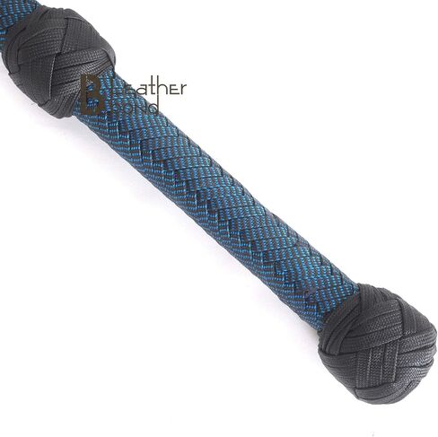 إنديانا جونز ستايل 6 أقدام 12 ضفيرة Bullwhip para Cord نايلون Bull Whip أحمر أسود in Kuwait