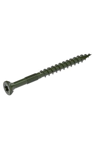 20 PCS 10 x 2-1/2 Exterior Wood Screw for Decks and Fences Green Color in Saudi Arabia