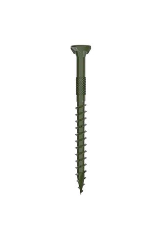 20 PCS 10 x 2-1/2 Exterior Wood Screw for Decks and Fences Green Color in Saudi Arabia
