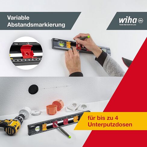 WIHA SB24691 Electrician's Spirit Level Black in Saudi Arabia
