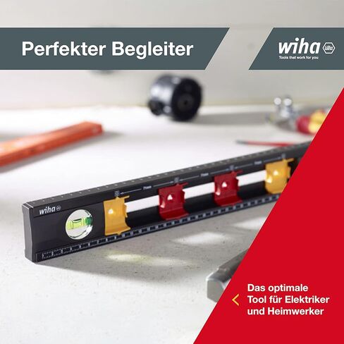 WIHA SB24691 Electrician's Spirit Level Black in Saudi Arabia