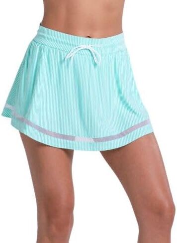 Lucky In Love Women's High Waist Seersucker Skirt in Saudi Arabia