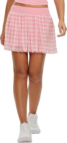 MEIVSO Women Tulle Flowy Tennis Skirt Floral Pickleball Skorts Pleated Golf Skirts in Saudi Arabia