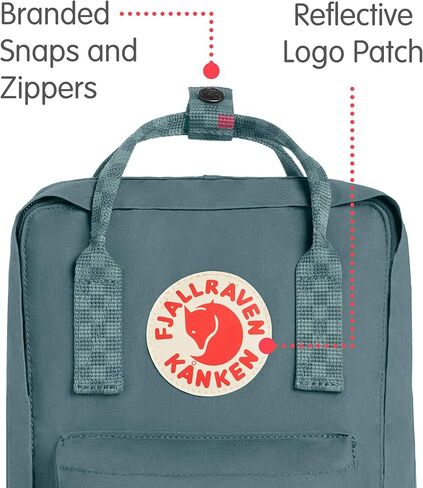 Fjallraven Kanken 15" Frost Green/Chess Pattern One Size in Saudi Arabia