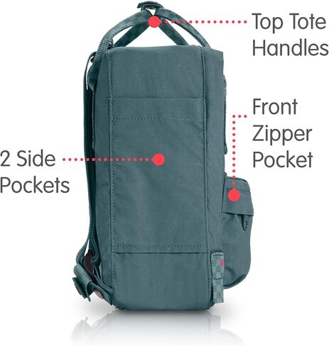 Fjallraven Kanken 15" Frost Green/Chess Pattern One Size in Saudi Arabia