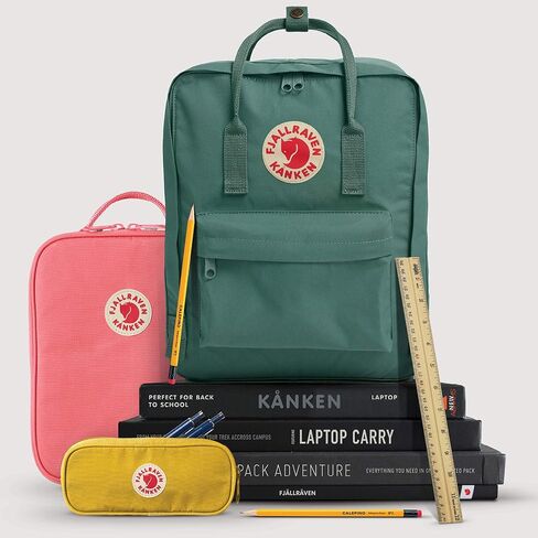 Fjallraven Kanken 15" Frost Green/Chess Pattern One Size in Saudi Arabia