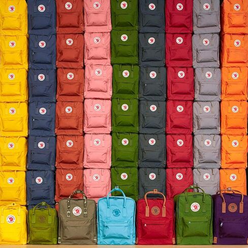 Fjallraven Kanken 15" Frost Green/Chess Pattern One Size in Saudi Arabia