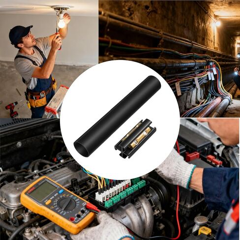 4 Sets Waterproof Underground Wire Splice Kit for Urying UF Wire Handles Within The Range of 14/3 to 8/3 Wires, 600 Volts Maximum Includes Connectors and Shrink Tube Electrical Cable in Kuwait