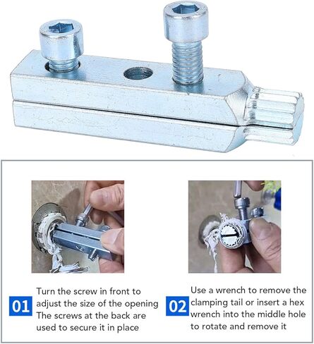 Steel Stripped Screw Extractor Kit for Broken Pipes and Valve Screws Removal in Saudi Arabia