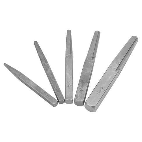 Hilitand 5pcs Screw Extractor Set, Carbon Steel Remover Tool Kit for Household in Saudi Arabia