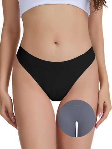 سيور الجمل تو للنساء 4 حزمة سلس لا تظهر المخفي سيور غير مرئية Cameltoe برهان تجريب الملابس الداخلية in Kuwait