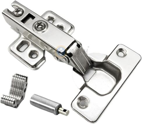 Cold-Rolled Steel Damping Hydraulic Spring Hinges Hardware Accessories 1/10Pcs(Middle bend-1pc) in Saudi Arabia