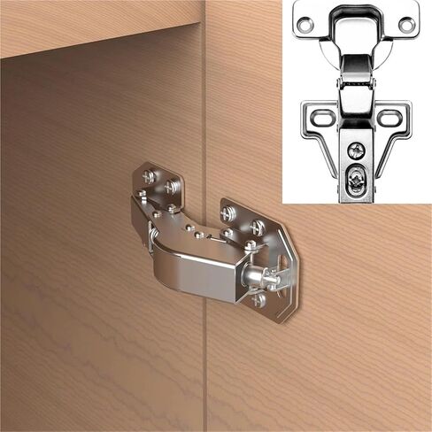 Short Arm Hydraulic Cabinet Door Buffer Damping Pipe Hinge 1Pcs(Middle Bend) in Saudi Arabia