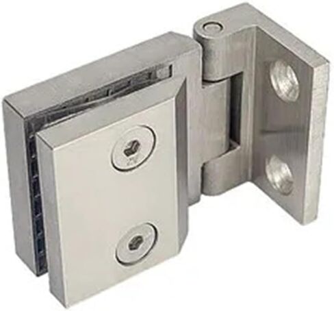 Stainless Steel Connector Folder(GH001S) Glass Hinge 1Pcs(Shiny) in Saudi Arabia