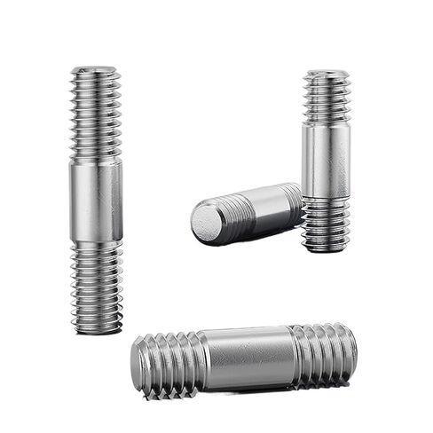 M3 M4 304 الفولاذ المقاوم للصدأ ثنائي الرأس مسامير مسمار المسمار عصا الأسنان، (M3 × 150 مم 10 قطع) in Kuwait