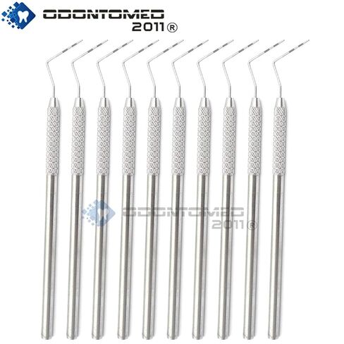 OdontoMed2011 10 PCS CP12 Probes Color Coded Marking Dental Root MEASURMENT Explorer Scaler PERIODONTAL Instruments ODM in Saudi Arabia