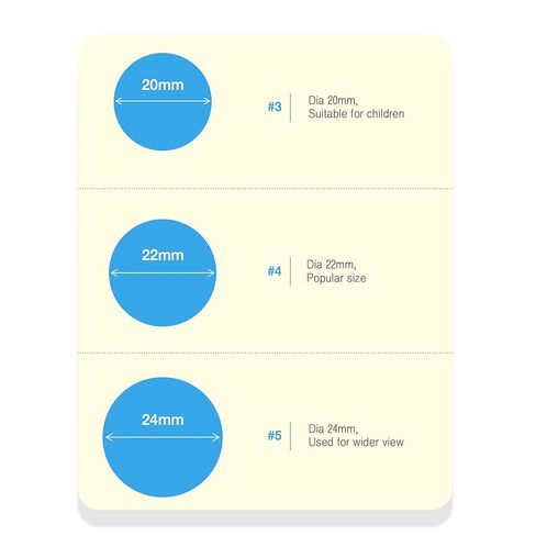 مرآة فم الأسنان من أوسونغ DMSS4 رقم 4، جذع بسيط (عبوة من 12 قطعة) in Saudi Arabia