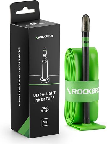 أنبوب دراجة ROCKBROS 700C≈622 مم أنابيب داخلية لصمام بريستا 700C×18/23/25/28C(65 مم/85 مم) أنابيب دراجة عامة خفيفة الوزن وسهلة الاستخدام لركوب الدراجات in Saudi Arabia