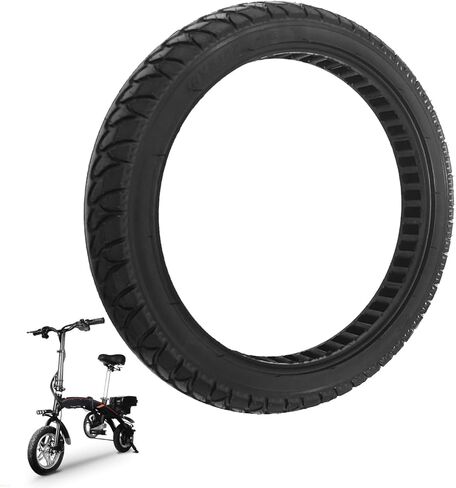 إطار صلب للدراجة 16X2.125، إطار صلب بدون أنابيب للدراجة، للدراجات الكهربائية مقاس 16 بوصة، إطارات كهربائية للدراجة الإلكترونية [مقاومة للثقب] [مضادة للانزلاق] [مقاومة للاهتراء] (عبوتان) in Saudi Arabia