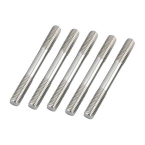 براغي مزدوجة الرأس 304 من الفولاذ المقاوم للصدأ مسمار مسمار متين للاستخدام (M12x85mm 2pcs) in Kuwait