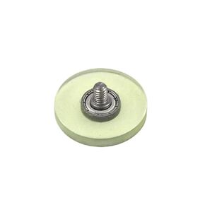 محمل مصبوب من البولي يوريثين ملولب خارجيًا PU62430-5C1L5M4 محمل مطاطي مع عجلة توجيه ملولبة in Kuwait