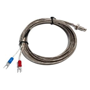 1M/2M/3M/4M/5M K/J Type Thermocouple Probe Sensor Control M6 Screw for Temperature Sensor Temperature Controller 0-400C(J Type,M6 1m) in Saudi Arabia