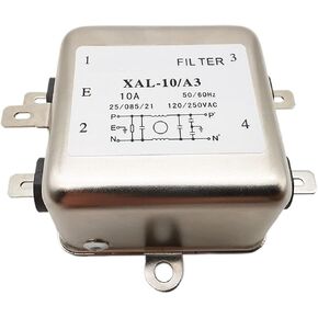 Power Filter XAL-20-A3 Single Phase 220V 10A 20A Anti-electromagnetic Interference Filter(XAL-10-A3 10A) in Saudi Arabia