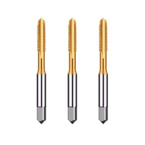 1PCS HSS Tin-Coated Straight Grooved Flute Taps M2-M22 Machine Thread Tap(Pointed,M5.0X0.8) in Saudi Arabia