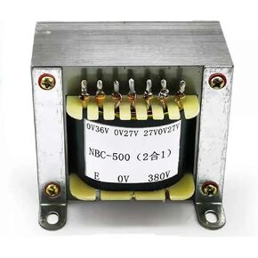 NBC350/500 Gas Shielded Welding Machine Control Transformer Dual 27V 36V Dual 19V EI114*50 in Kuwait
