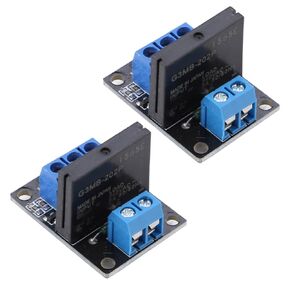 Channel Solid State Relay Module 2A 5V/12V – Low Level Trigger with Fu-se Protection, Reverse Polarity Safe for Industrial Control Systems(12V-2Pcs) in Saudi Arabia