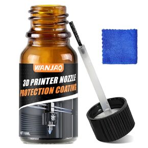 3D Printer Nozzle Protection Coating, 3D Printer Nozzle Cleaner High Temperature, Non-Stick Layer Avoid Nozzle Buildup for Most Printers, 10ML in Kuwait