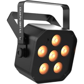 CHAUVET DJ – EZLink Par Q6BT ILS مصباح LED يعمل بالبطارية | مخرج RGBA رباعي الألوان مع مصابيح LED كهرمانية | التحكم بالبلوتوث من الأجهزة المحمولة | توافق ILS وD-Fi USB اللاسلكي DMX in Kuwait