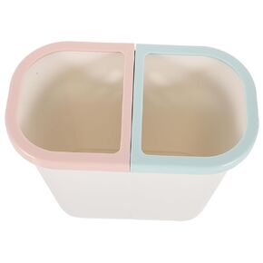 Veemoon Non-Slip Base Trash Can Double Compartment Garbage Bin for Home Office Use in Kuwait