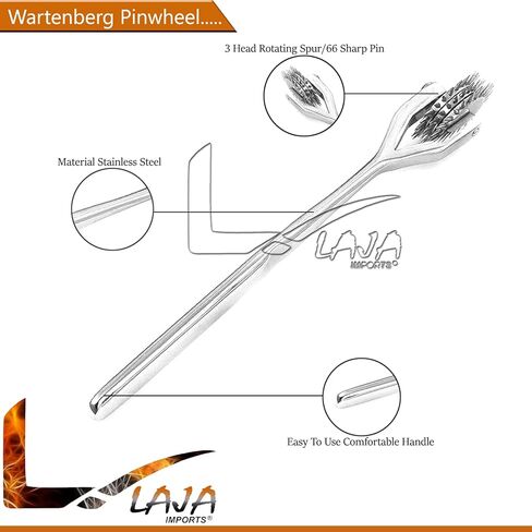 Wartenberg Wheel - Strong Sensation Pinwheel (3 Head) for Educational Use in Saudi Arabia