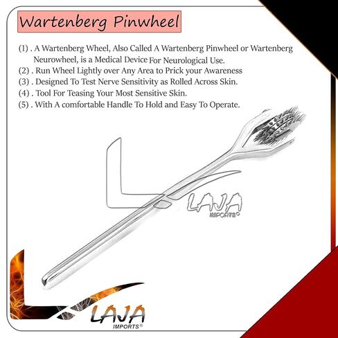 Wartenberg Wheel - Strong Sensation Pinwheel (3 Head) for Educational Use in Saudi Arabia