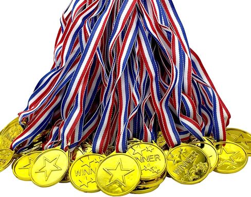 72 قطعة من الميداليات البلاستيكية للأطفال، ميداليات ذهبية لجوائز الرياضة المدرسية، مسابقات كرة القدم، الألعاب، عرض المواهب، الجمباز، هدايا الحفلات، الملابس أو الاحتفالات التذكارية in Kuwait