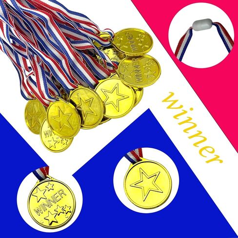 72 قطعة من الميداليات البلاستيكية للأطفال، ميداليات ذهبية لجوائز الرياضة المدرسية، مسابقات كرة القدم، الألعاب، عرض المواهب، الجمباز، هدايا الحفلات، الملابس أو الاحتفالات التذكارية in Kuwait