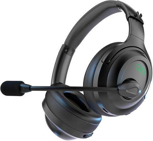 ACEZONE A-Blaze Wireless Gaming Headset – Hybrid Active Noise Cancellation, Flip-to-Mute Noise-Canceling Mic, Interchangeable Ear Pads, Up to 45H Battery Life in Saudi Arabia