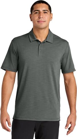SPORT-TEK Unisex Versa Polo | Collared Short Sleeve Shirt for Men & Women, Relaxed Fit Summer Top for Work, Tennis & Golf in Saudi Arabia
