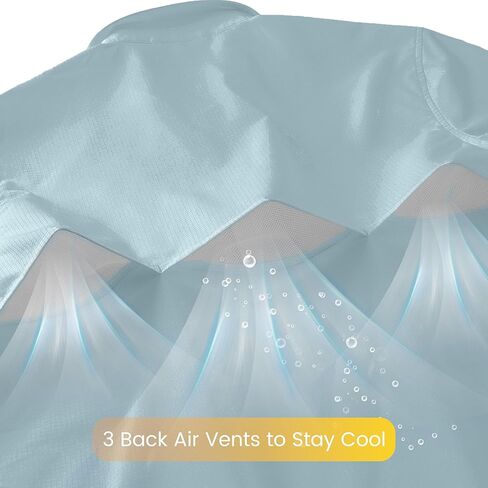 Men's Outdoor Sun Protection Shirt Long Sleeve Quick Dry Lightweight Breathable UPF50+ Hiking Fishing Travel Camping in Saudi Arabia