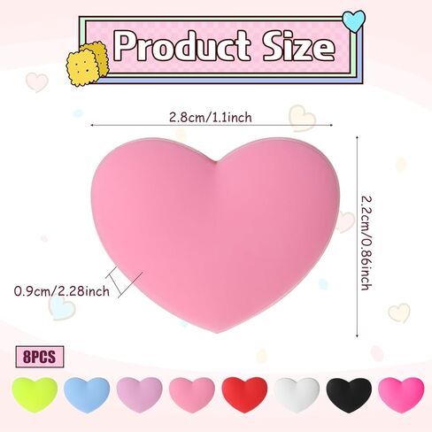 8 قطع من ممتص صدمات مضرب التنس، مضاد للانزلاق، أداة ترطيب الاهتزاز من السيليكون الملون للمضرب، ملحقات صالة الألعاب الرياضية للرجال والنساء in Kuwait