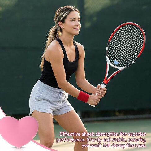 8 قطع من ممتص صدمات مضرب التنس، مضاد للانزلاق، أداة ترطيب الاهتزاز من السيليكون الملون للمضرب، ملحقات صالة الألعاب الرياضية للرجال والنساء in Kuwait