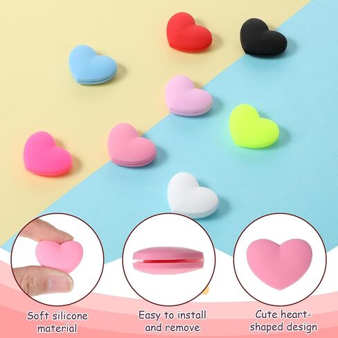 8 قطع من ممتص صدمات مضرب التنس، مضاد للانزلاق، أداة ترطيب الاهتزاز من السيليكون الملون للمضرب، ملحقات صالة الألعاب الرياضية للرجال والنساء in Kuwait