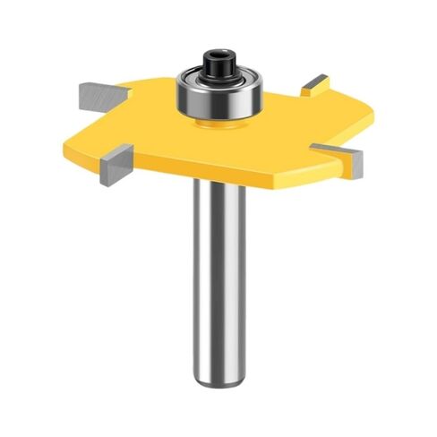 1 قطعة 4 حافة T-نوع الشق القاطع 8X51X4mm ، أداة طحن ذات رأس كروي من الصلب التنغستن لتقليم الخشب in Kuwait