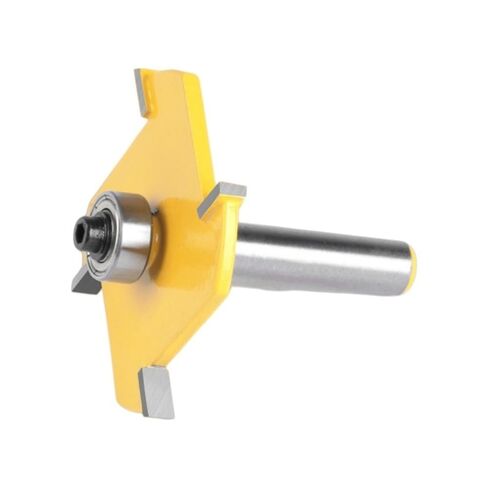 1 قطعة 4 حافة T-نوع الشق القاطع 8X51X4mm ، أداة طحن ذات رأس كروي من الصلب التنغستن لتقليم الخشب in Kuwait